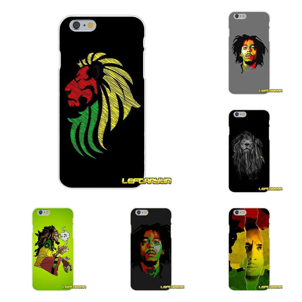 

For Samsung Galaxy S3 S4 S5 MINI S6 S7 edge S8 Plus Note 2 3 4 5 bob marley rasta lion reggae Soft Phone Cover Case Silicone