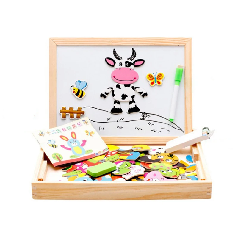 Montessori Toys Educational Wooden Toys for Children Early Learning Kids Magnetic Stickers Puzzles Games Montessori Toys Educational Wooden Toys for Children Early Learning Kids Magnetic Stickers Puzzles Games