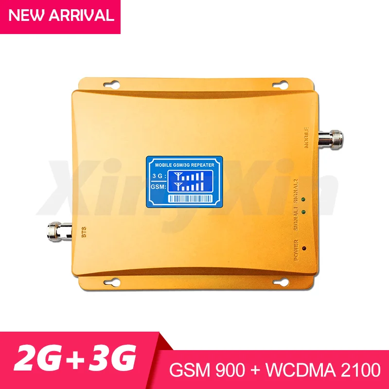 

GSM 900mhz WCDMA 2100mhz Mobile Signal Amplifier 3G 2G Cell Phone Signal Booster Repeater Cellular Amplifier Gain 70dB Dual Band