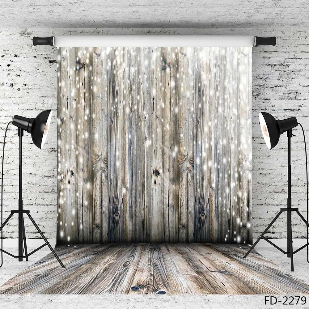 

Glitters Wooden Floor Photographic Backgrounds Vinyl Backdrops Photo Studio for Children Baby Shower Portrait Photobooth Decor