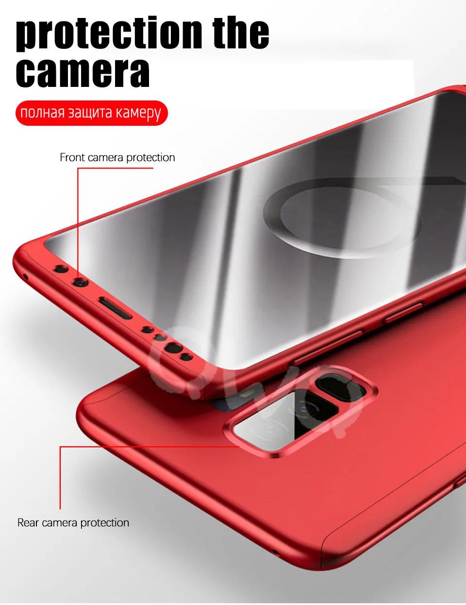 360 Degree Shockproof Case For Samsung Galaxy S9 S8 Plus Phone Cover For Samsung S8 S9 S7 Edge Protection Case Shell 5