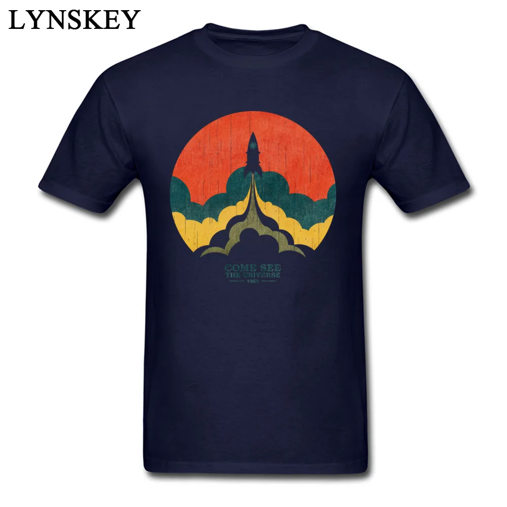 Fashion Men's T-Shirt O Neck Summer/Autumn Short Sleeve 100% Cotton Tops Shirt Up and Beyond Custom Clothing Shirt Top Quality Up and Beyond navy