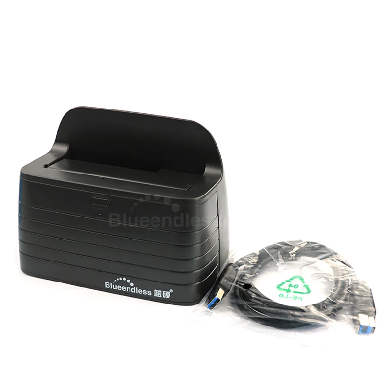2pcslot hdd docking station 1-Bay USB 3.0 SATA up to 6TB universal hdd ssd adapter 2.5 3.5 hdd ssd cage hdd caddys optical box  (6)