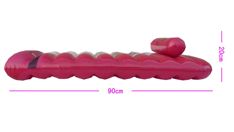 90*50*20 см красный мультфильм девочка принцесса бассейн плавающей строки Плавание плот детский надувной Borad кровать с подушка детский надувной матрац ПВХ