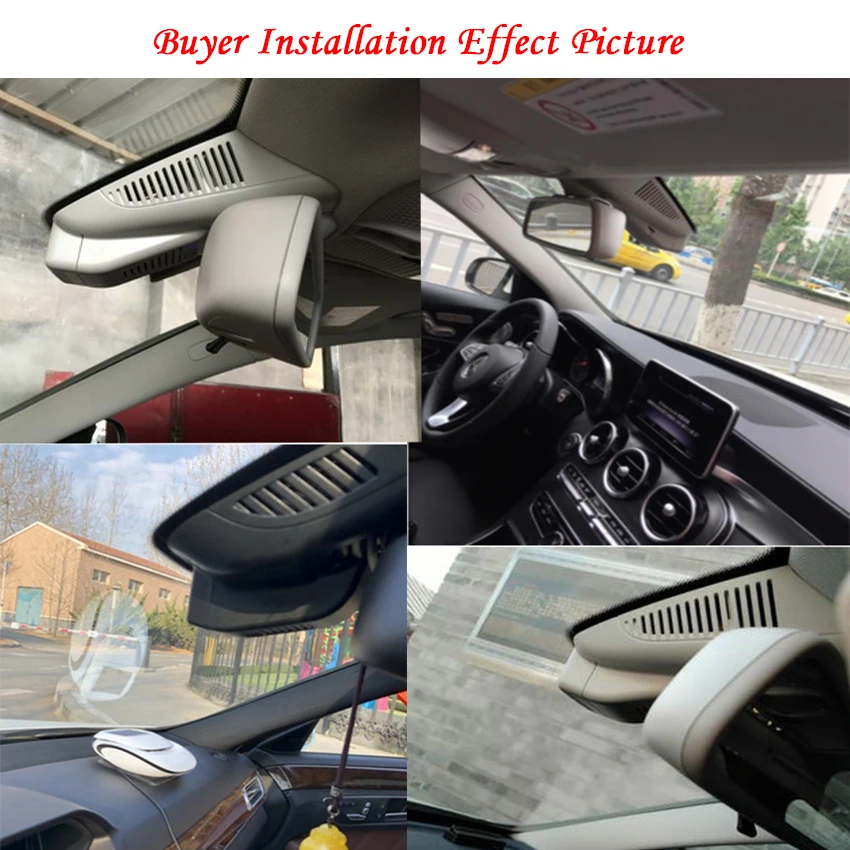 Liislee Car Driving Video Recorder Small Wireless Wifi DVR Dash Camera for Mercedes Benz C W204 W203 W205 2011~2019 Night Vision48