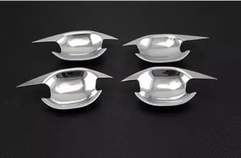 

FIT FOR 2013 2014 2015 2016 2017 MITSUBISHI OUTLANDER CHROME DOOR HANDLE COVER + BOWL CUP CAP TRIM ACCESSORIES