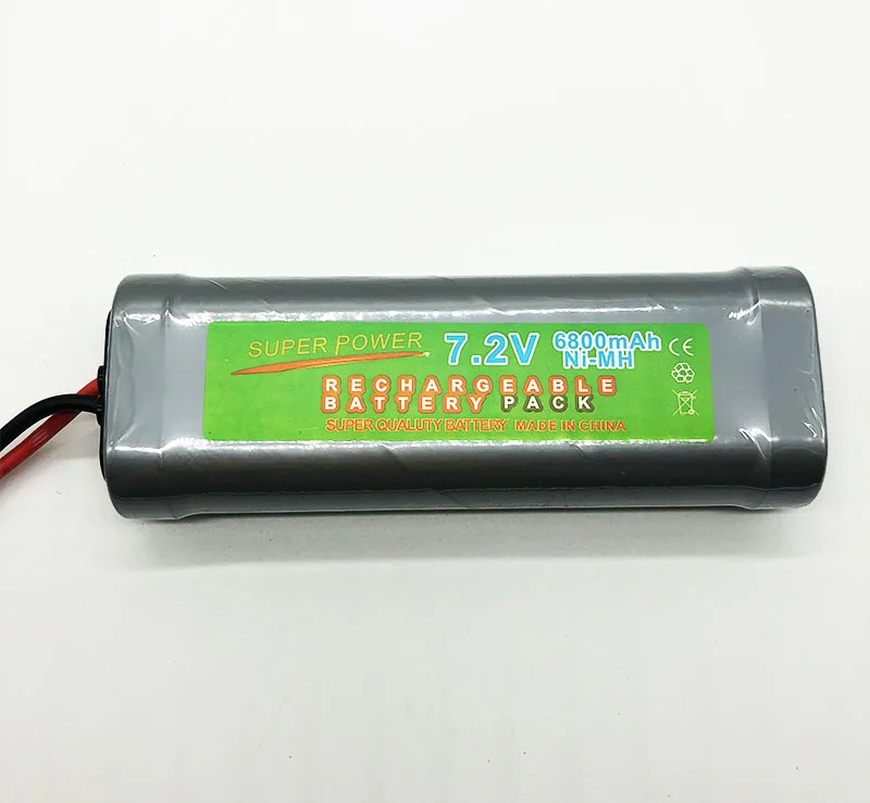 7,2 V аккумулятор 6800 mah Ni-MH аккумулятор для RC автомобилей грузовик багги лодка Танк Ni-MH Baterias Серый Ужин мощность