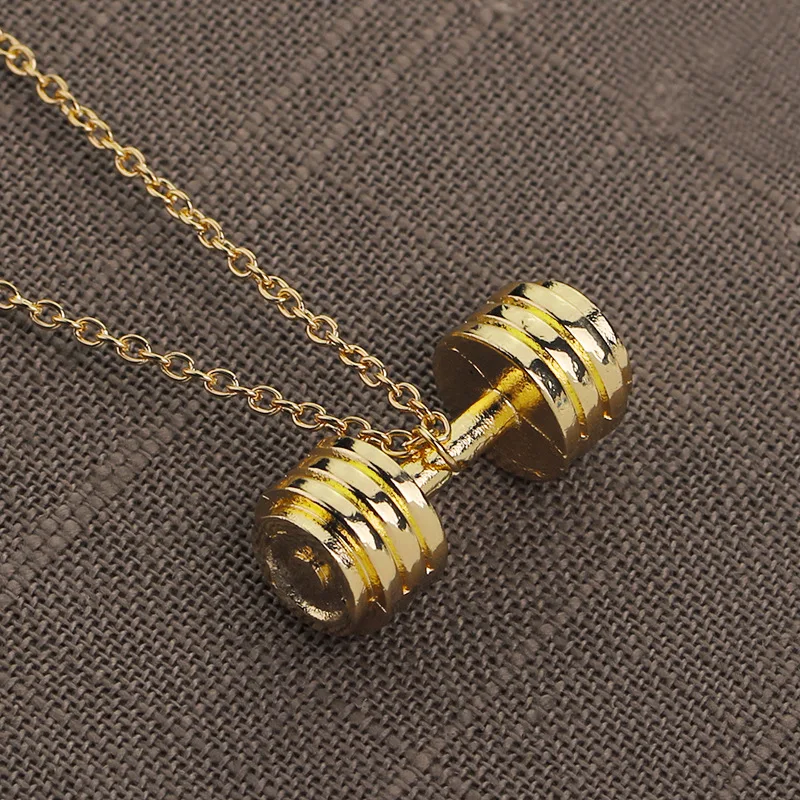DXJEL дропшиппинг кулон ожерелье подарок Тяжелая атлетика тренажерный зал Ожерелье «Фитнес» для мужчин Спорт Бохо ювелирные изделия
