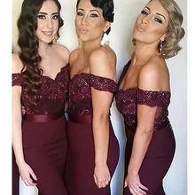 New Sexy Bridesmaid Dresses V-Neck Chiffon Mermaid Bridesmaid Dresses Long Backless Sleeveless Sweep Train Party Dresses