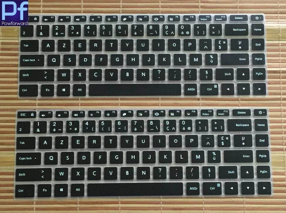 Французский AZERTY 15 дюймовый силиконовый чехол для клавиатуры xiaomi notebook Pro 6