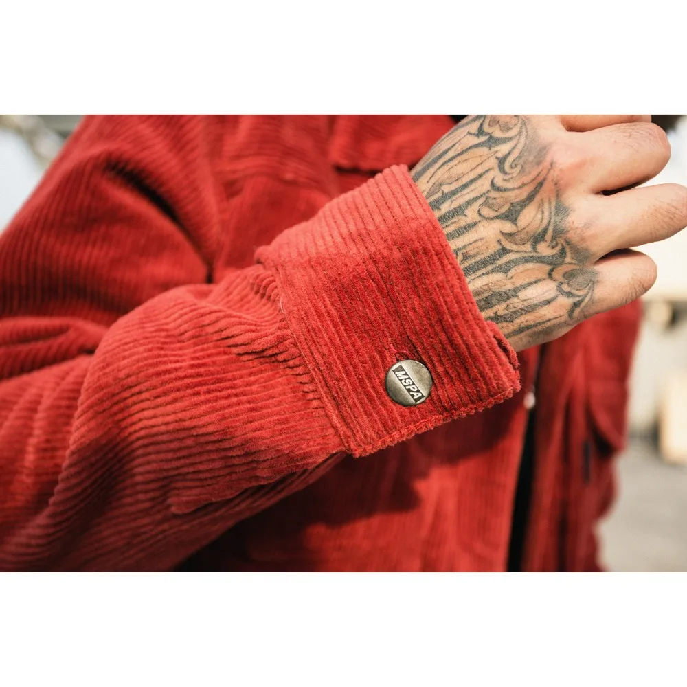 Mens Solid Color Corduroy Jacket 2018 Autumn and Winter High Street Tide Male BF Retro Wash Multi-pocket Loose Jackets Clothes Mens Solid Color Corduroy Jacket 2018 Autumn and Winter High Street Tide Male BF Retro Wash Multi-pocket Loose Jackets Clothes