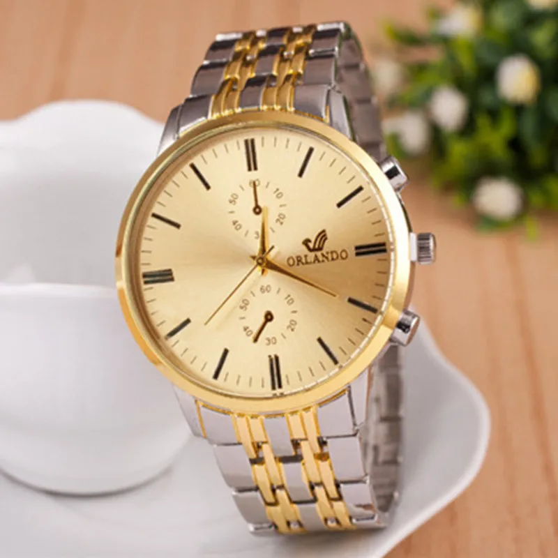 

NEW Men's Steel Belt Watch Business Simple Scale Casual Quartz Watch Let You Become The Most Handsome Man In This Street