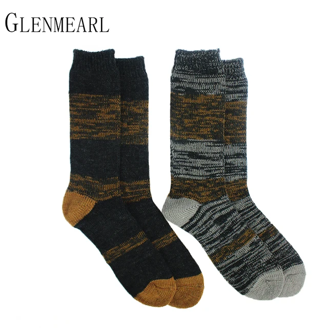 merino wool men socks casual spell thick fall winter warm coolmax spell quality