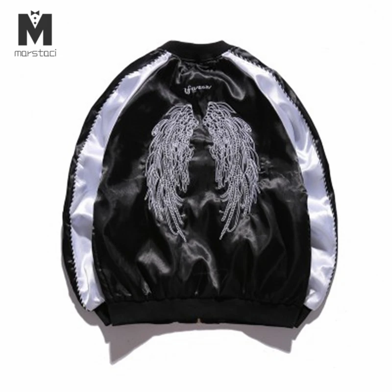 

Embroidery Dragon Bomber Jacket Men Jacket Streetwear Hip Hop Baseball Jacket