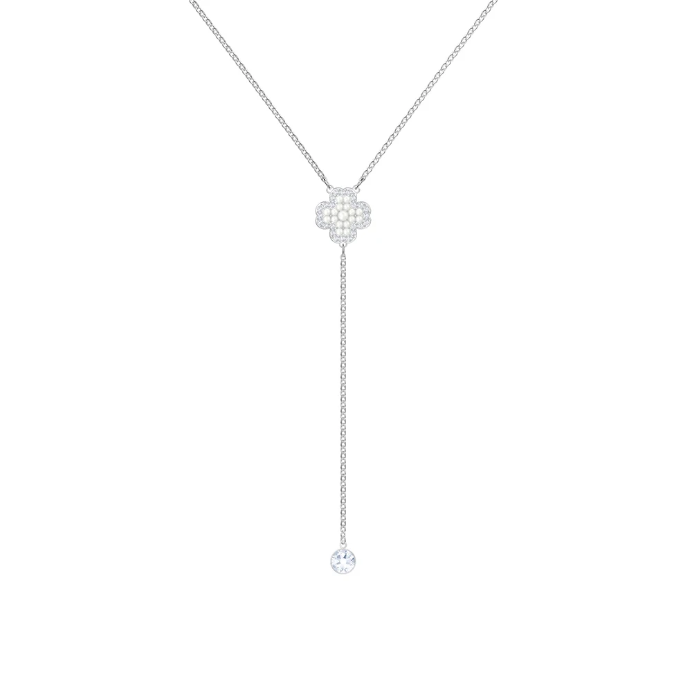 

High-quality SWA SWA original 1:1 with logo DirDelry temperament flowers warm charming Y-shaped chain and necklace jewelry