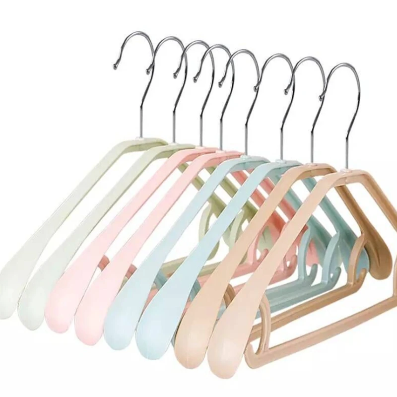 100pcs/lot Wide shoulder strap hook traceless clotheshorse 360 Degree Swivel Hook Hanger Clothes Hangers