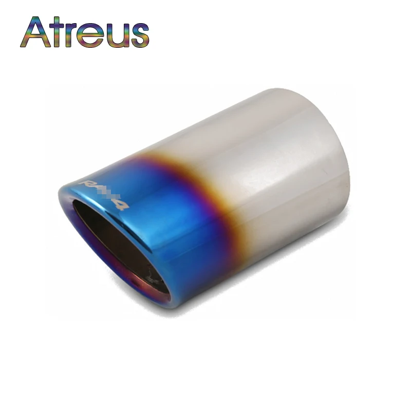 

Atreus 1pcs Stainless Steel Car Exhaust Muffler Tip Pipe Cover For Toyota Rav4 Accessories 2013 2014