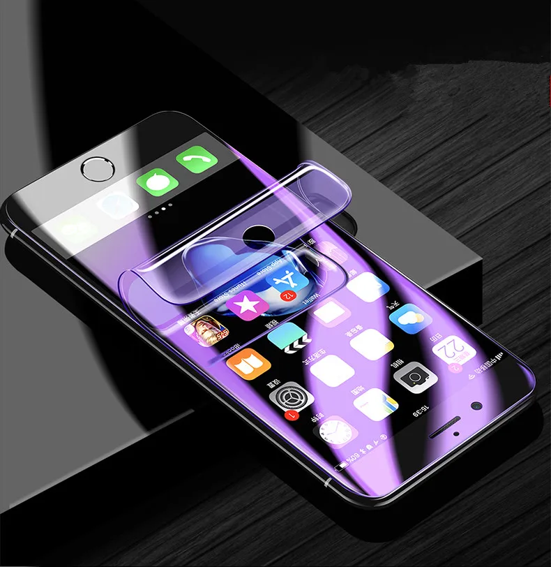 

4D Hydrogel Membrane Film For iPhone X 8 6 7 Plus Screen Protector For iPhone 7 8 6s Plus Film Full Cover Hydrogel