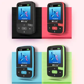 

New Arrival Original RUIZU X50 Sport MP3 Player 8gb Clip Mini with Screen Support FM,Recording,E-Book,Clock,Pedometer