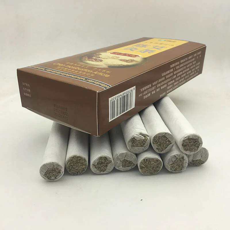 Seven Years Old Moxa Roll Moxa Tube Acupuncture Massage For Slimming & Beauty Stick Pure Moxa Moxibustion 18x200mm 10pcs/Box