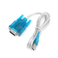 Синий USB 2,0 в RS232 RS-232(DB9) последовательный кабель Стандартный адаптер конвертер для ПК высокого качества C26