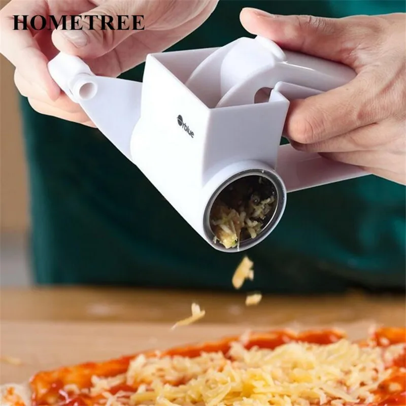 

HOMETREE Multi-function Hand-Cranked Cheese Grater Rotary Ginger Slicer Cut Chocolate Stainless Steel Cooking Kitchen Tools H441