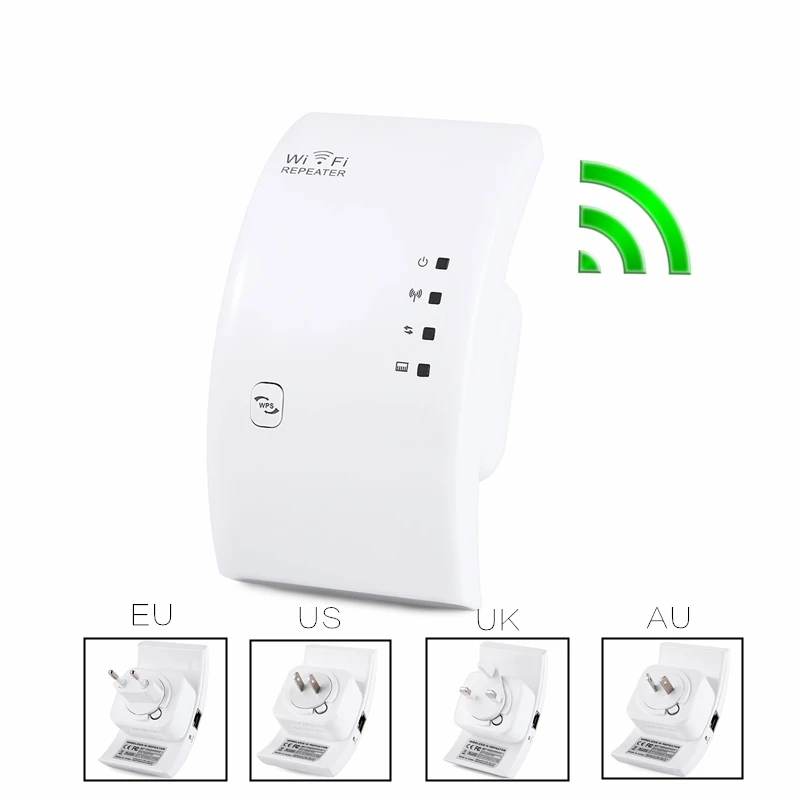 WR01 2.4GHz 300Mbps Wireless AP Access Point N Repeater Router WiFi Signal Extender With EU / UK / US / AU PLUG