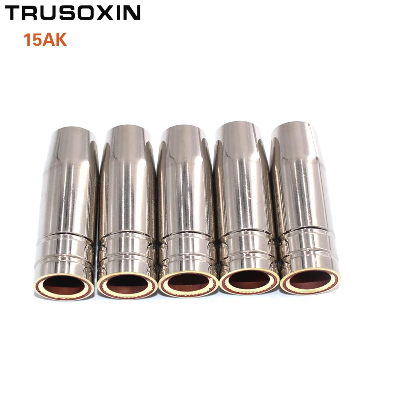 4pcs15AK Binzel torch/gun consumables stainless steel protective shield cups for the MIG welding machine 4pcs15AK Binzel torch/gun consumables stainless steel protective shield cups for the MIG welding machine