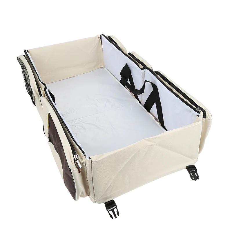 Новая многофункциональная переносная кровать для путешествий, колыбель для новорожденных, Большая вместительная детская кроватка, пеленальные подгузники, сумка для мам FR HWC