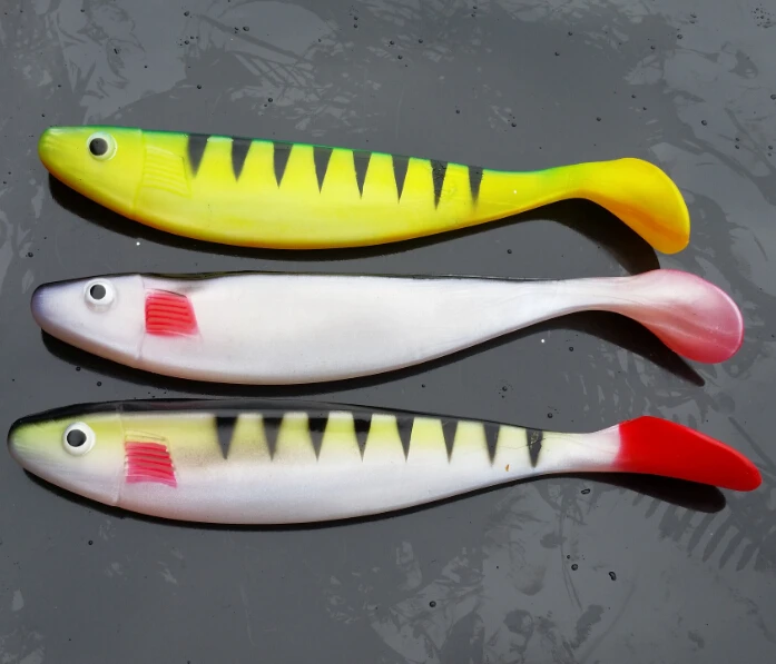 5pcs 95g 25cm wholesale store Fishing lures sea fishing tackle bait jig wobblers swivel rubber