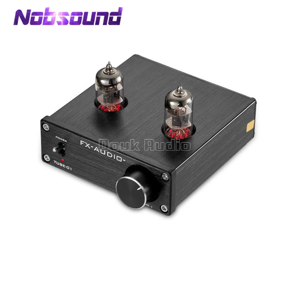 

Nobsound Mini Preamp 6J1 Tube Amplifier Buffer Hi-Fi DAC Audio Pre-amplifier With Red LED