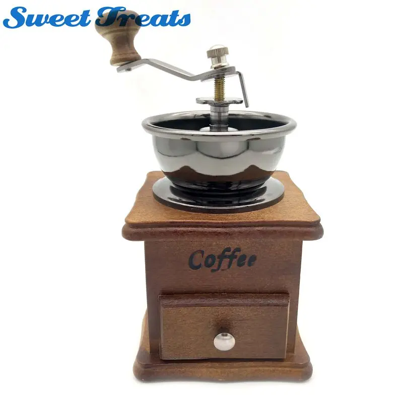 Ретро дизайн мини ручная кофейная мельница от Sweettreats кофемолка в зернах с