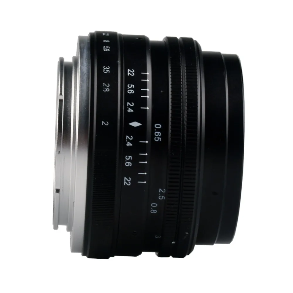 50 мм f2.0 с широкой диафрагмой и ручной фокусировкой APS C Объективы для sony