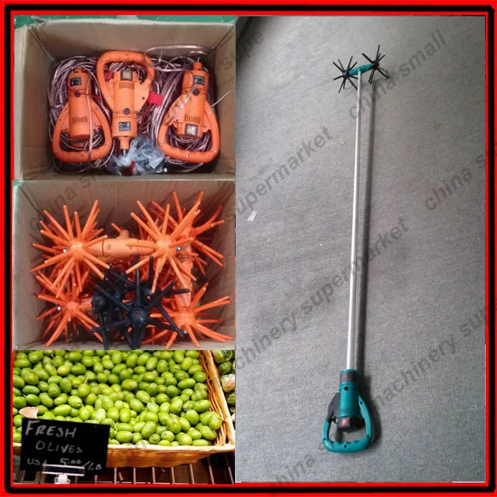 

Low price electric 12v eletric battery olive harvest machine