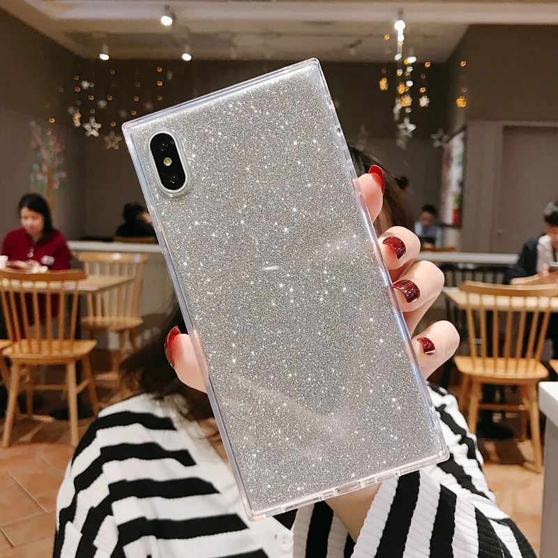Shining Glitter Powder diamond Phone Case For iPhone X  (2)