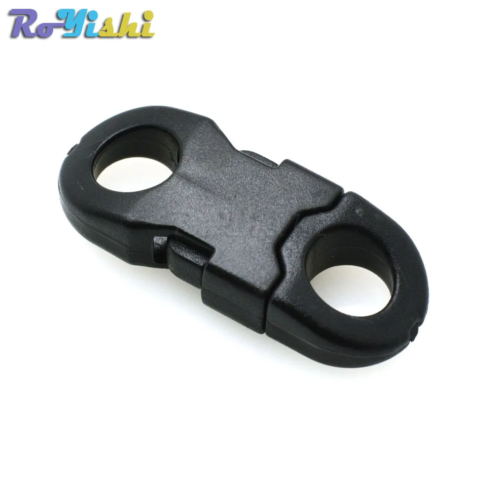 200pcs/pack 5.5mm Plastic Safety Clasp Straight Side Release Buckle For
