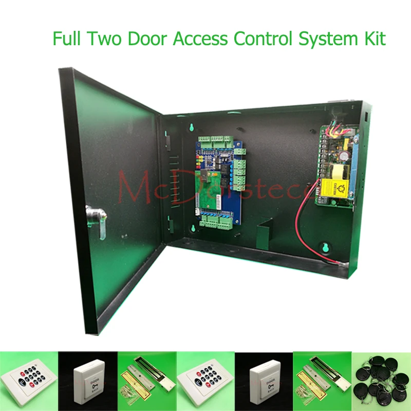 DIY Full Two Door Access Control System 125khz Rfid Keypad Access ...