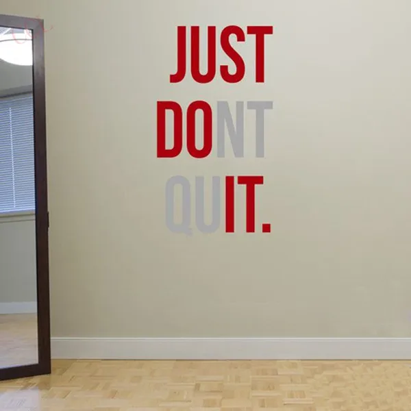 Just+don't+Quit.+Wall+Fitness+Decal+Quote