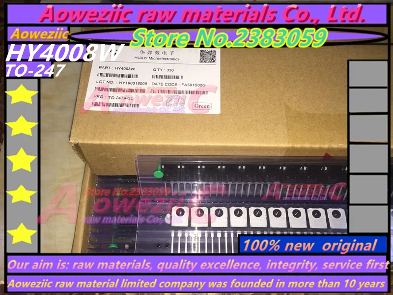 Aoweziic+ 2 шт-4 шт HY4008 HY4008W MOSFET 80 в 200A TO-247 инвертор ультра чип