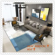 Сине-белые черного цвета микс Цвет ковер помещении площадью напольный коврик, мат то Casa современный Спальня мат Sala Alfombra