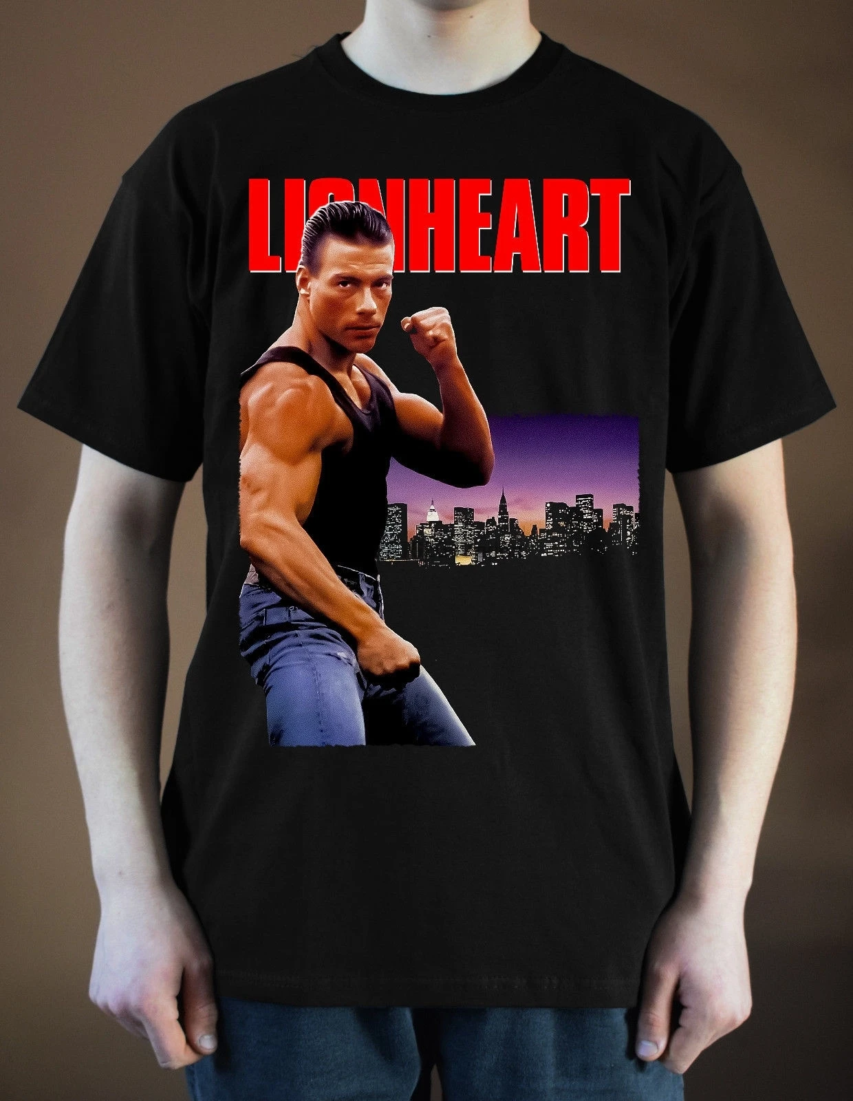 

Lionheart Movie Poster Ver 1 Jean Claude Van Damme T Shirt (Black) S 5Xl