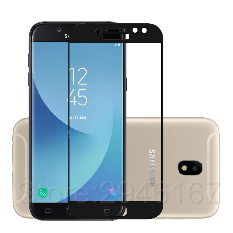 9H полное покрытие из закаленного стекла для samsung Galaxy J5 SM-J530F/DS J530 J530S J530K J530Y J530FM J530G Защитная пленка для экрана