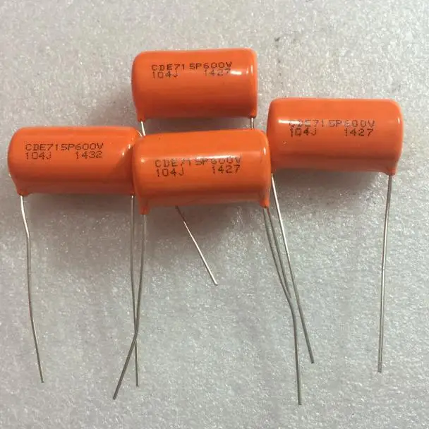 

CDE 715p 600v 0.1UF 600V (104J) Promise Coupling Capacitor Guitar Speaker Capacitors