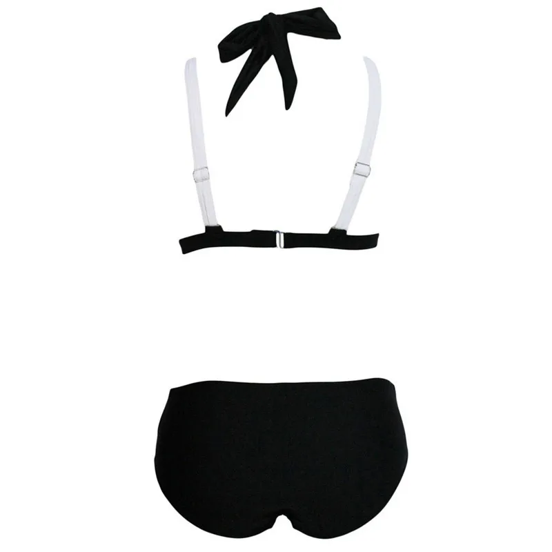 2019 Fashion New Women Swimsuit Sexy Swimwear Women Swim Beach Wear Print Bandage Swimsuit Bodysuit Beach Wear Beach A23# (4)