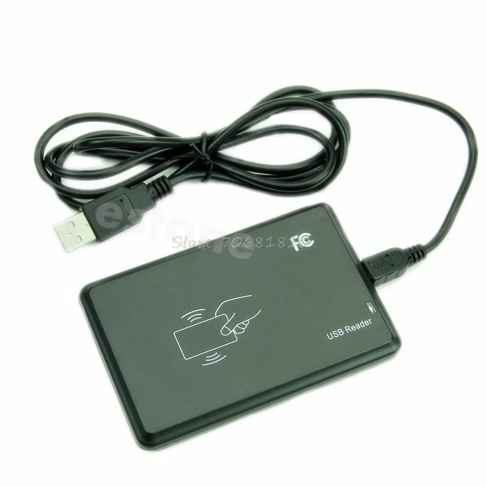 

For USB RFID Contactless Proximity Sensor Smart ID Card Reader 125Khz EM4100 Window7 Drop Shipping