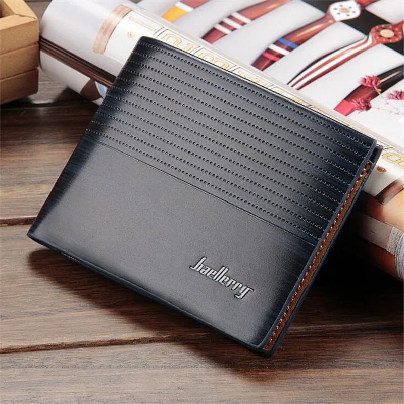Men Leather Long Purse for Men Credit Card Holder Money Cash Bag Wallet Gift