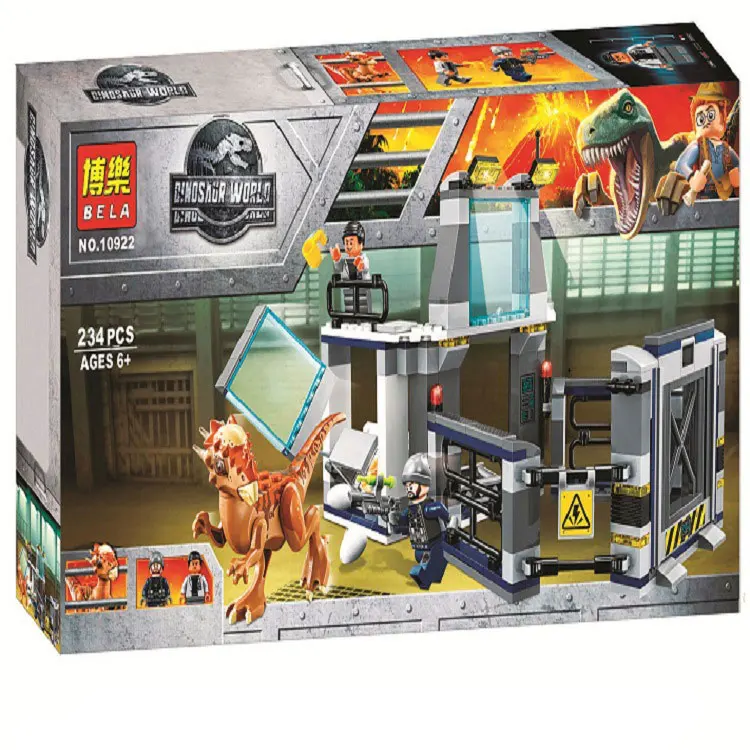 Bela мир Юрского периода Stygimoloch Breakout Строительный набор совместимых Legoings 75927