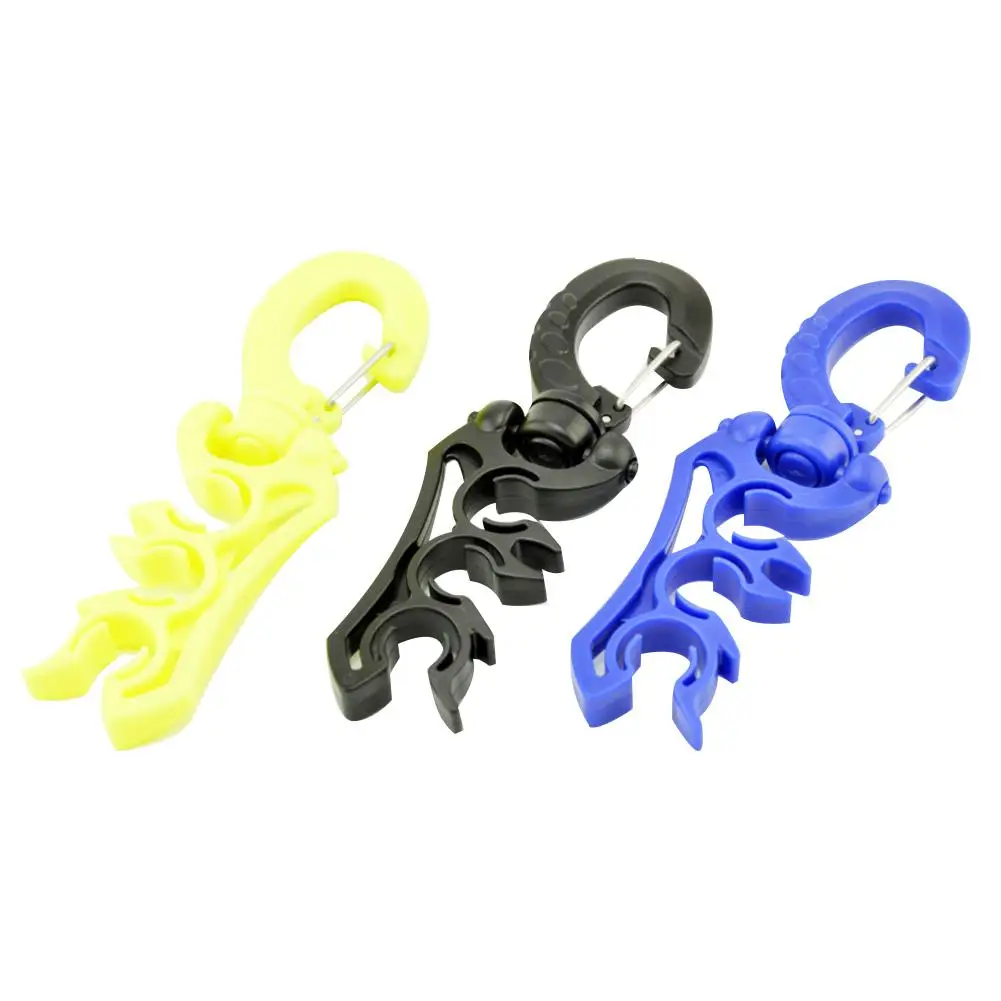 

1PC Scuba Diving Hose Clip Second Stage Tube Holder WIth Rotates & Folds Bolt Snap Hook