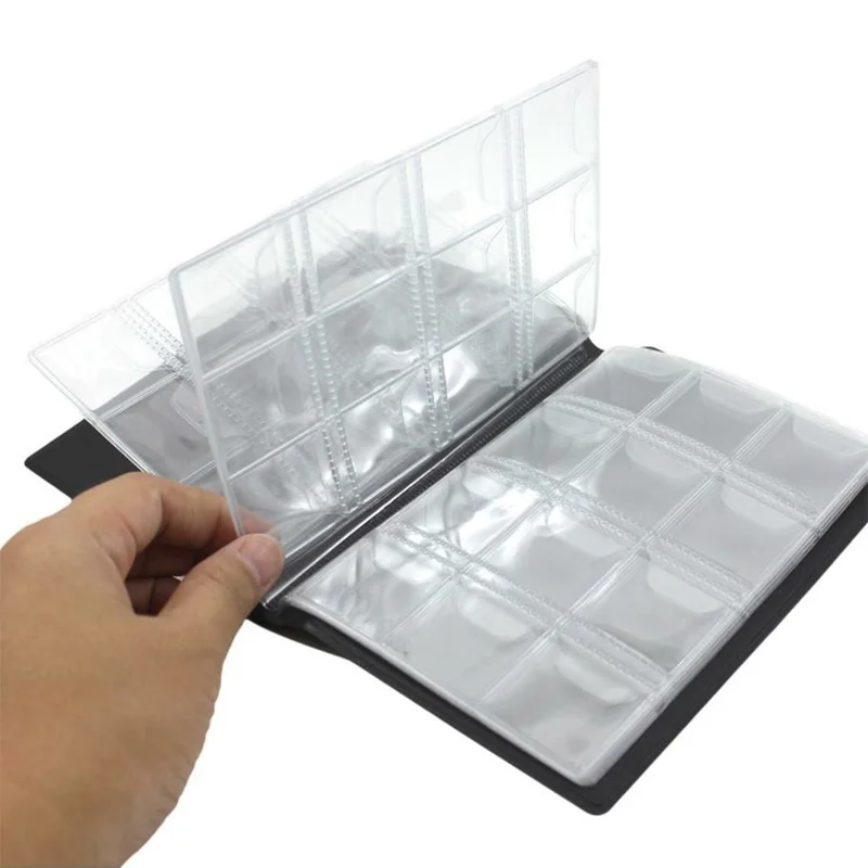 

New 10 Page 120 Bags Album for Coins Collecting Book Home Decoration Photo Album PVC Coin Album Holders Collection Book