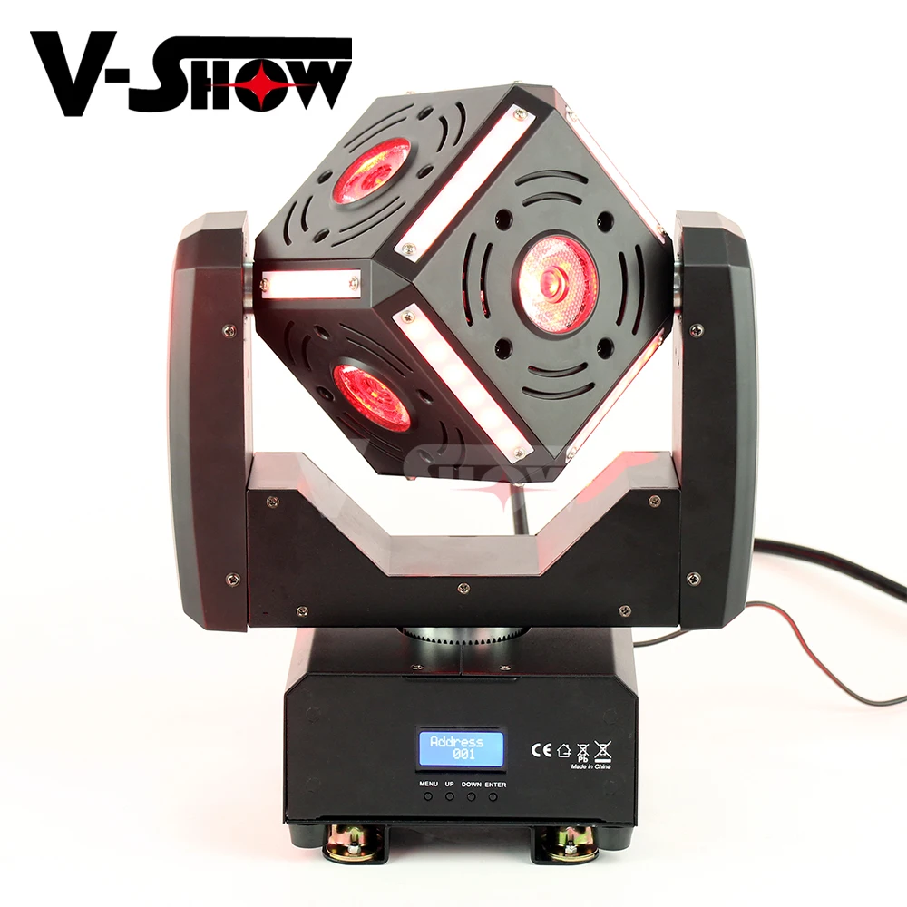 1pcs Colorful Magic Dj Disco Cube 6x12W RGBW And 12x6W RGB Led Beam